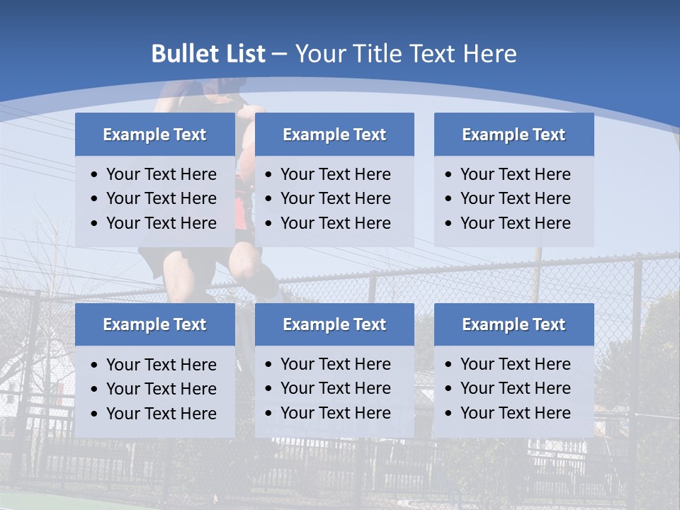Victory Basket Exercise PowerPoint Template