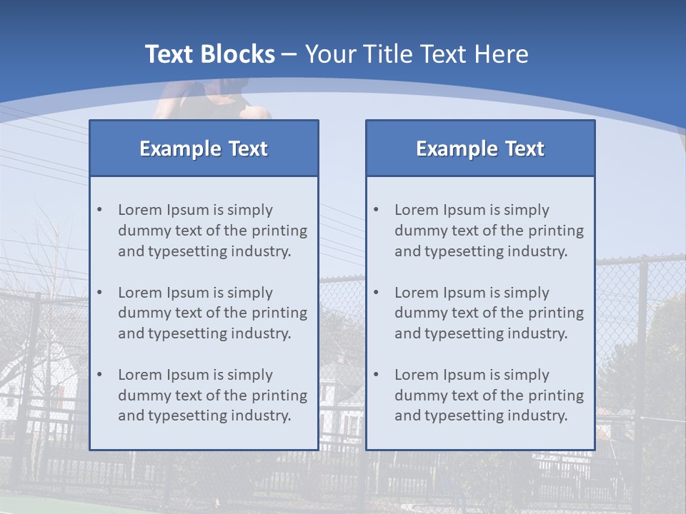 Victory Basket Exercise PowerPoint Template
