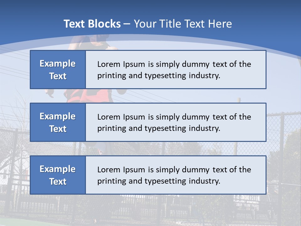 Victory Basket Exercise PowerPoint Template