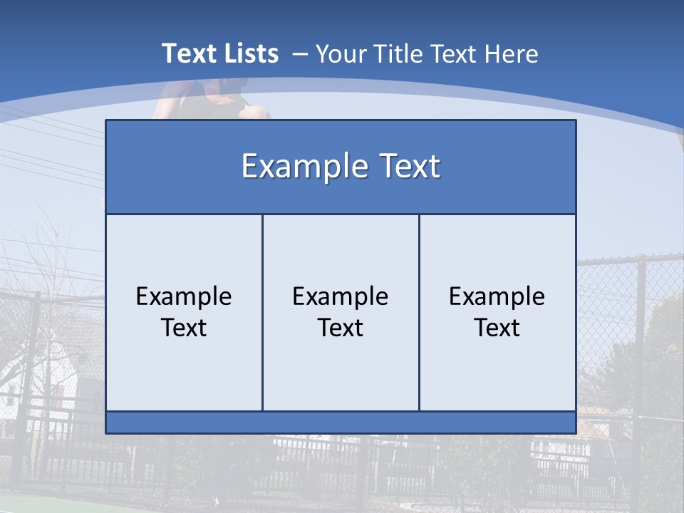 Victory Basket Exercise PowerPoint Template