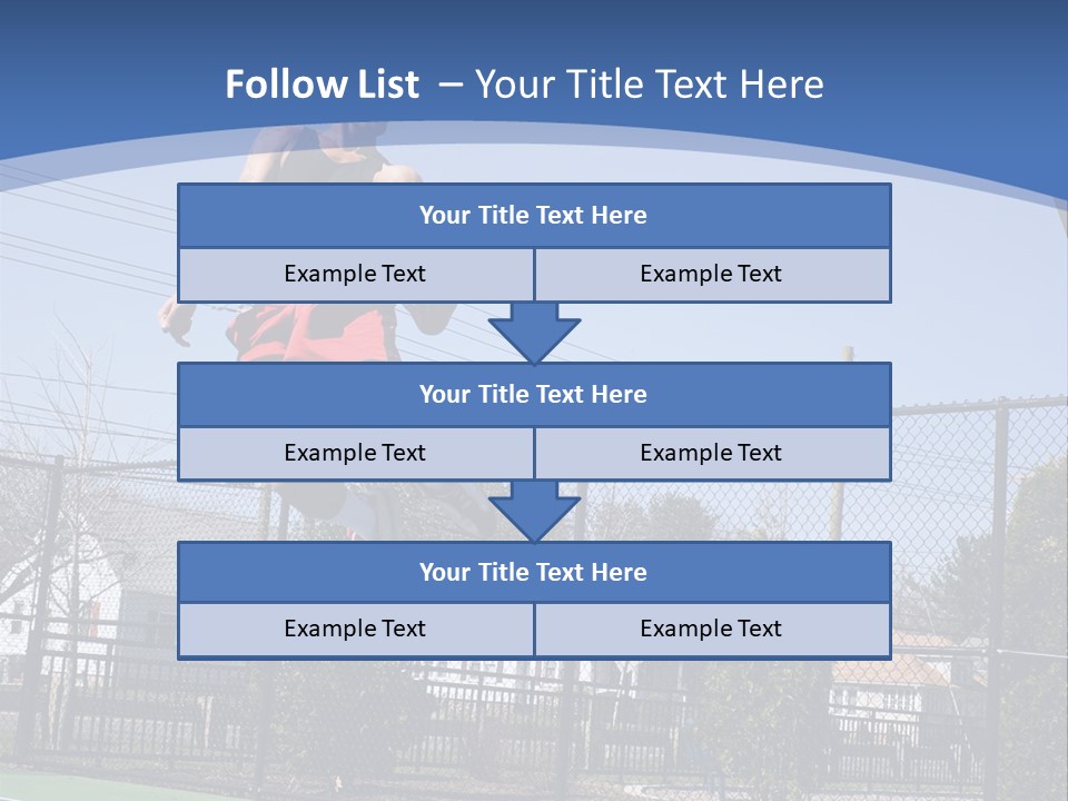 Victory Basket Exercise PowerPoint Template