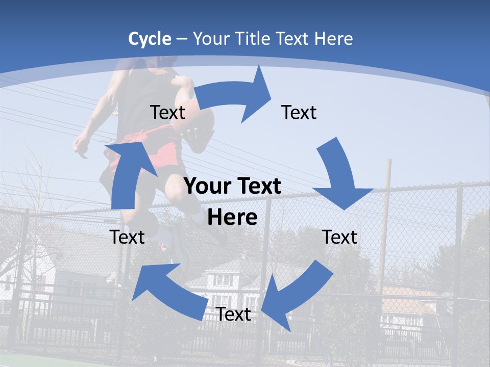 Victory Basket Exercise PowerPoint Template