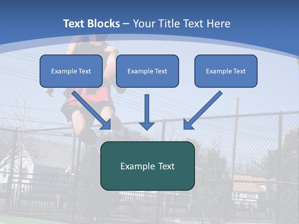 Victory Basket Exercise PowerPoint Template