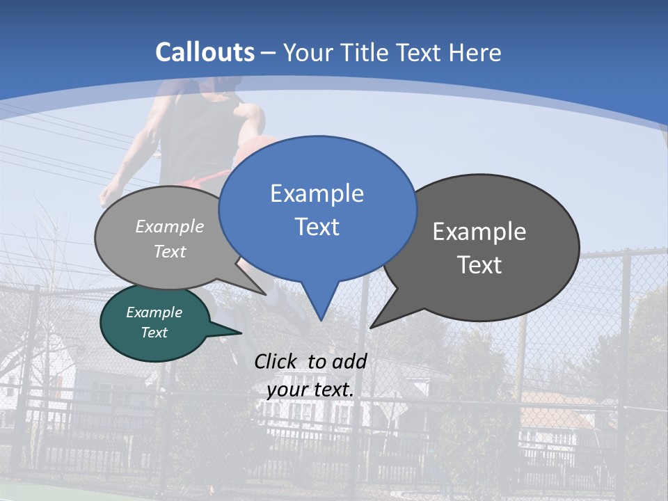 Victory Basket Exercise PowerPoint Template