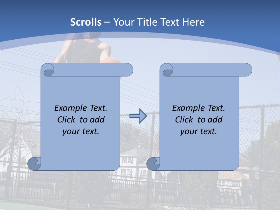 Victory Basket Exercise PowerPoint Template
