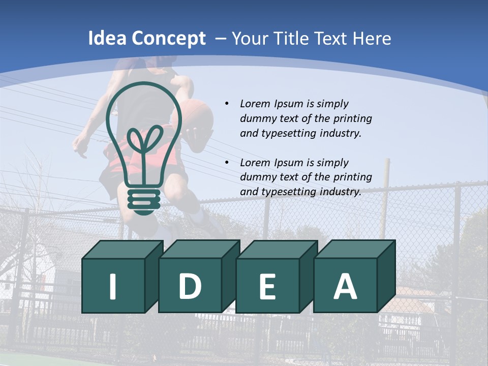 Victory Basket Exercise PowerPoint Template