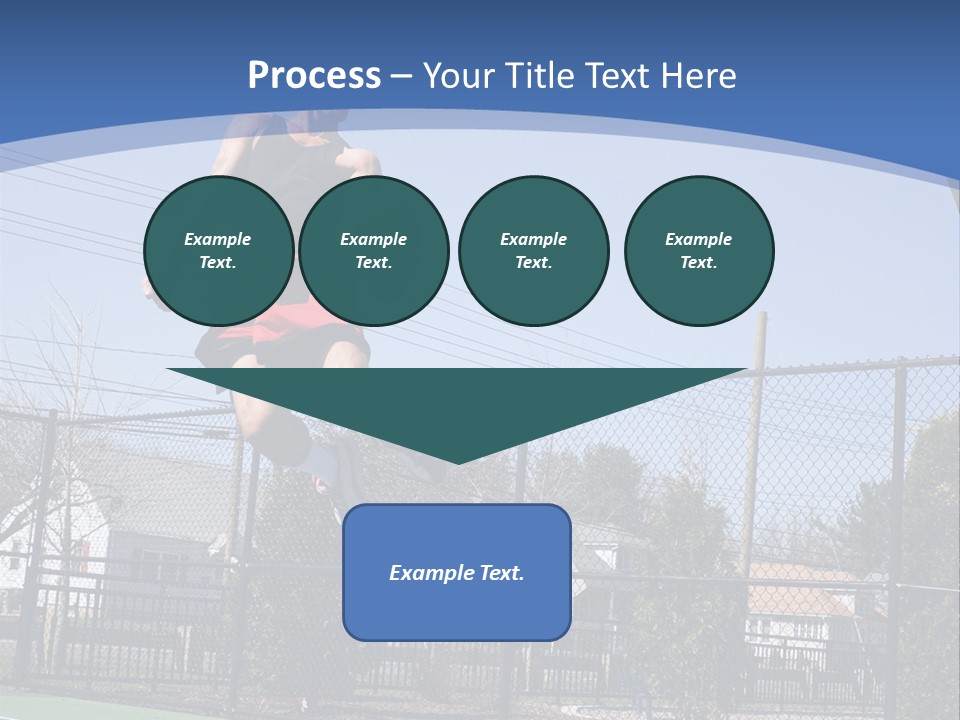 Victory Basket Exercise PowerPoint Template