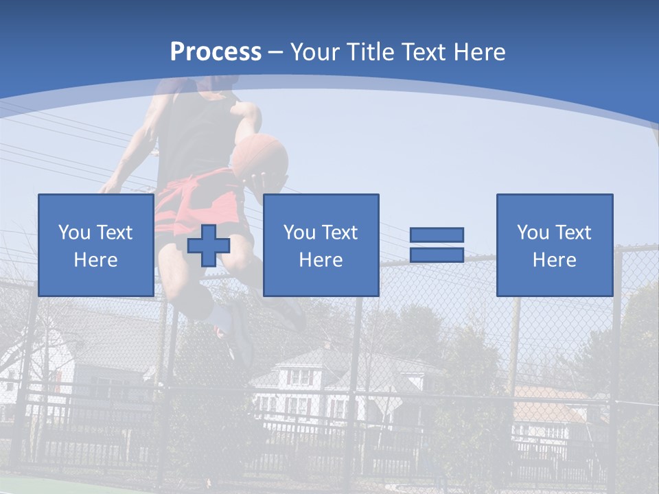 Victory Basket Exercise PowerPoint Template