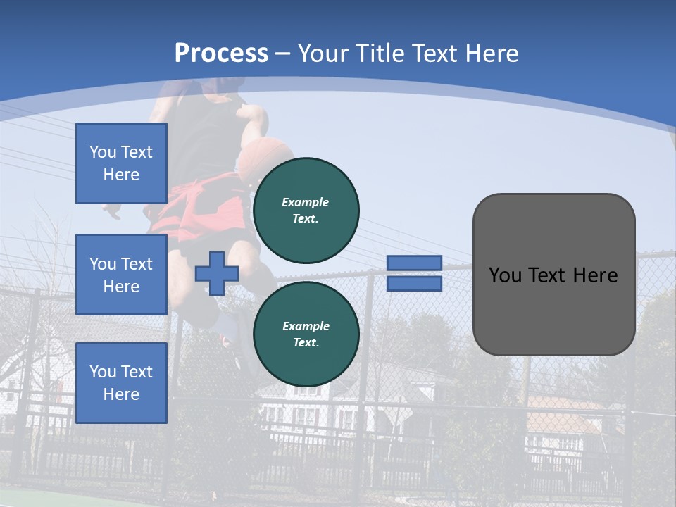 Victory Basket Exercise PowerPoint Template
