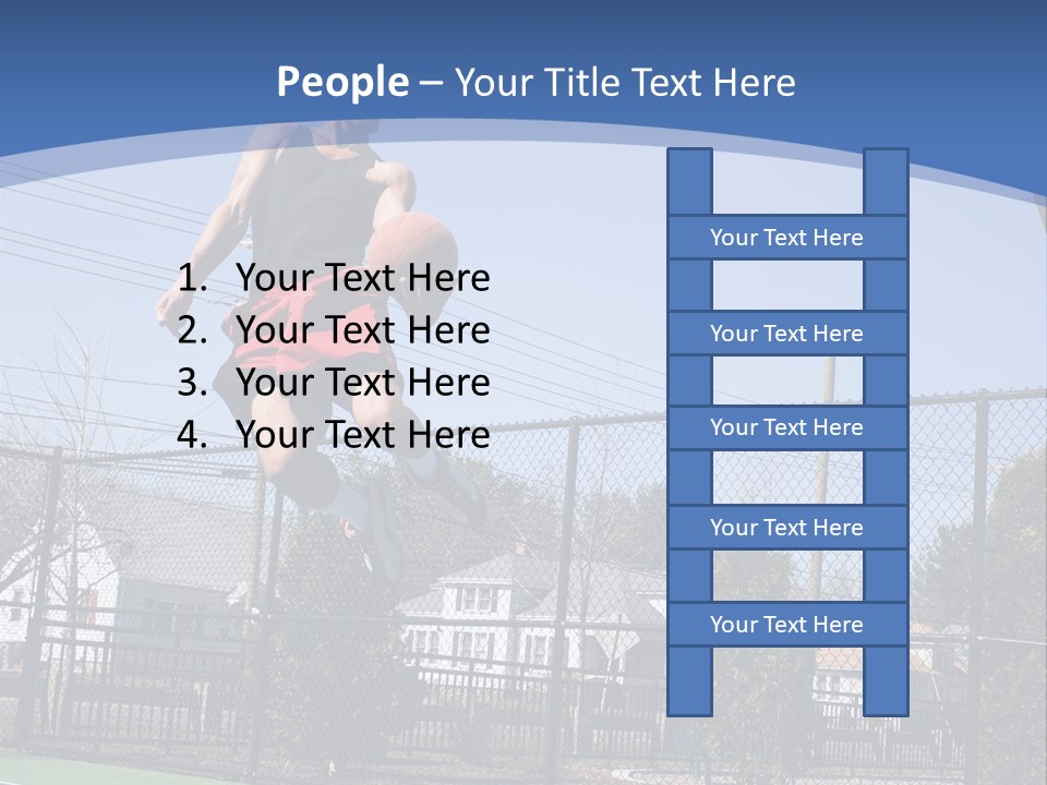 Victory Basket Exercise PowerPoint Template