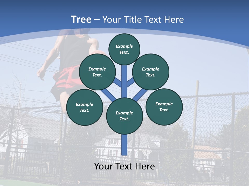 Victory Basket Exercise PowerPoint Template