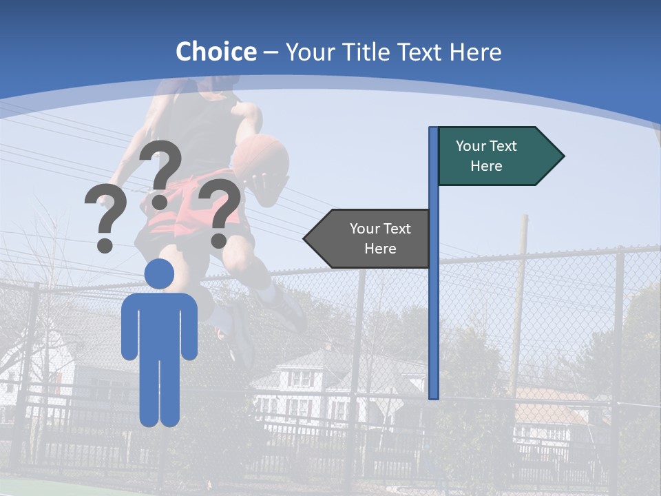 Victory Basket Exercise PowerPoint Template