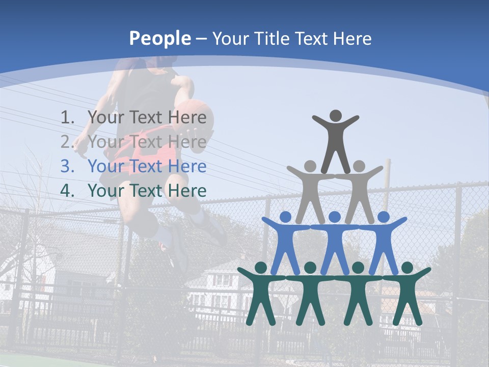 Victory Basket Exercise PowerPoint Template