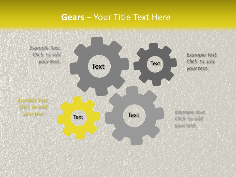 Grunge Material Stucco PowerPoint Template