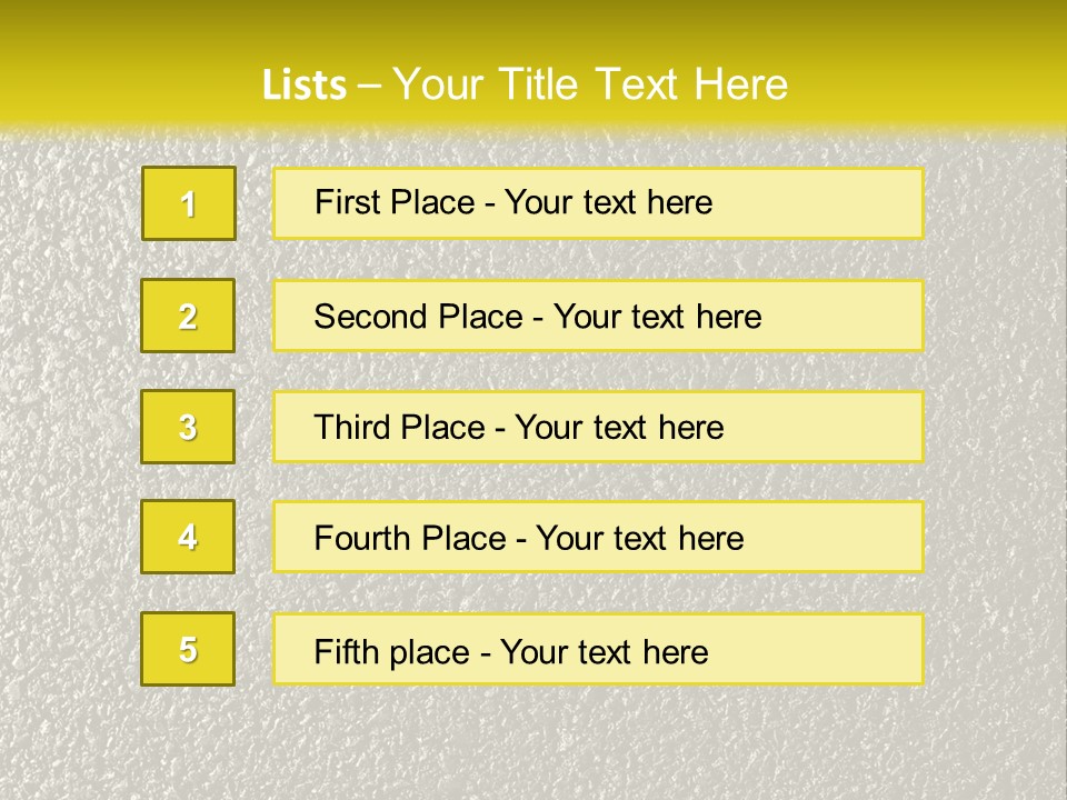 Grunge Material Stucco PowerPoint Template