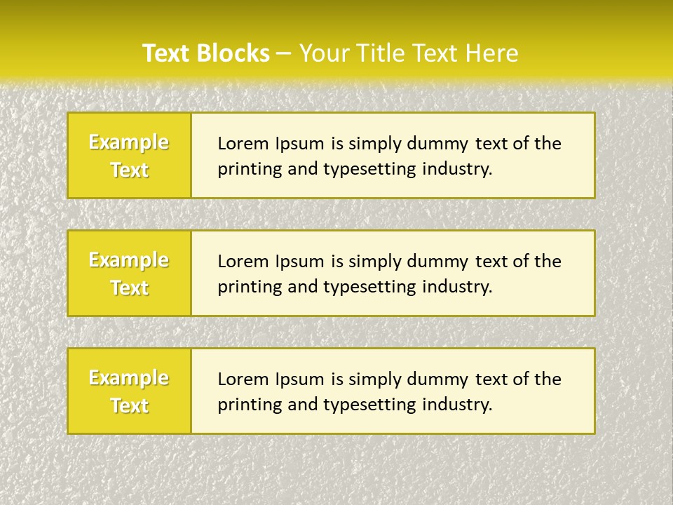 Grunge Material Stucco PowerPoint Template