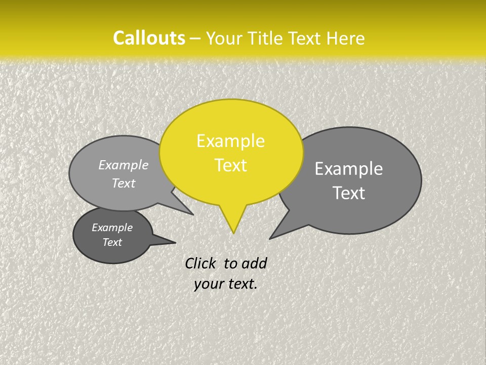 Grunge Material Stucco PowerPoint Template