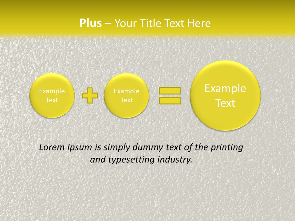 Grunge Material Stucco PowerPoint Template