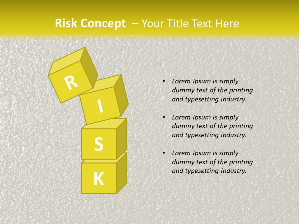 Grunge Material Stucco PowerPoint Template