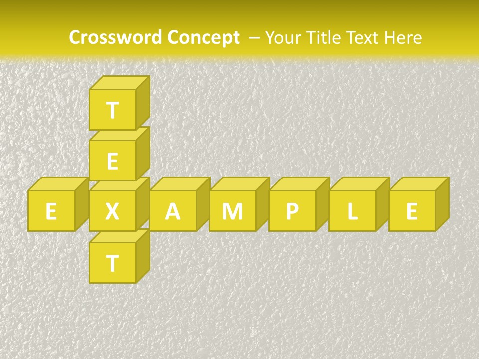 Grunge Material Stucco PowerPoint Template