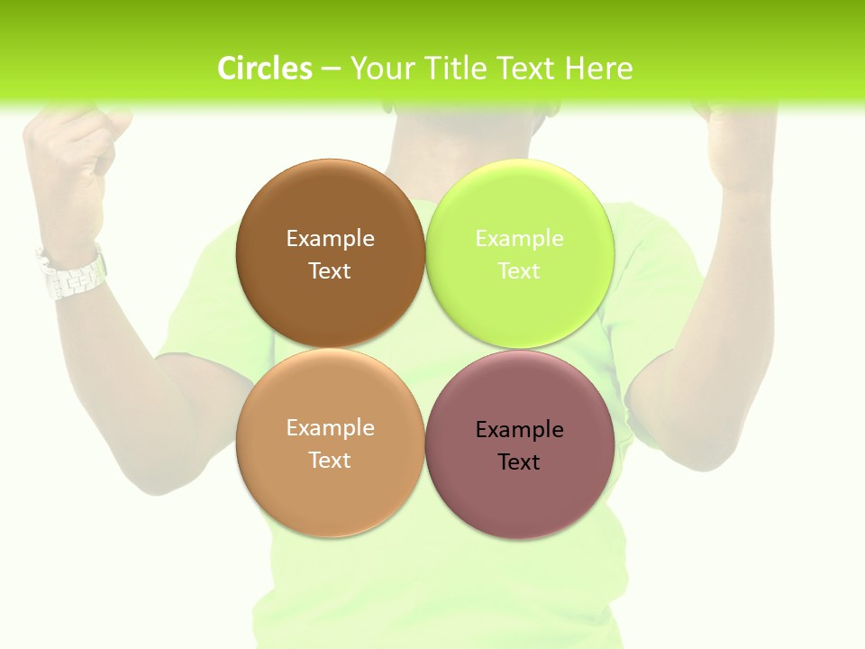 Success Achieved Men PowerPoint Template