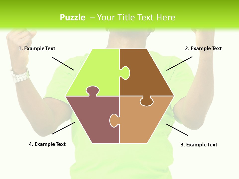 Success Achieved Men PowerPoint Template