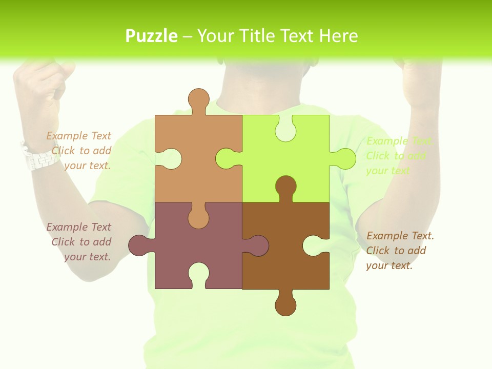 Success Achieved Men PowerPoint Template