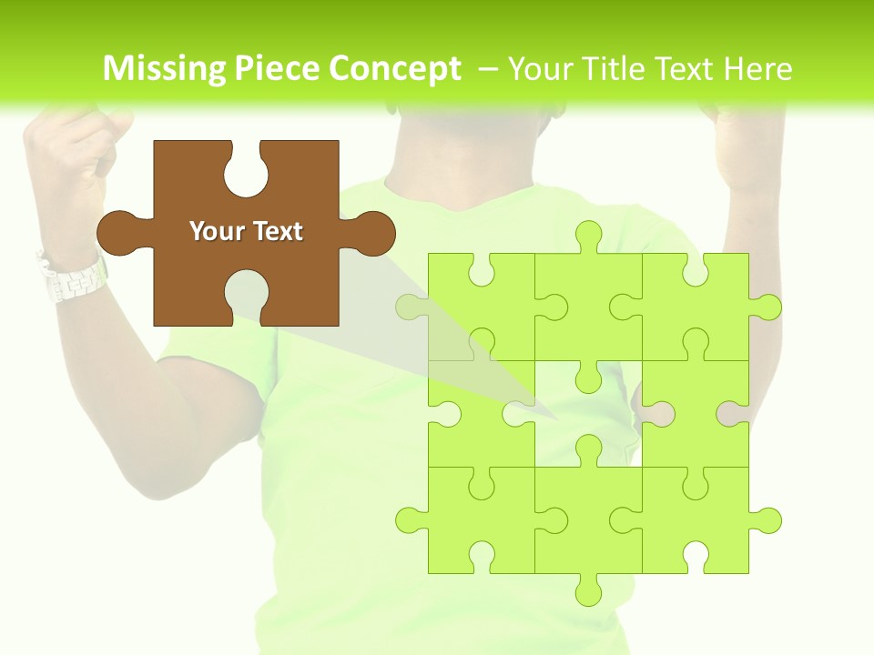 Success Achieved Men PowerPoint Template