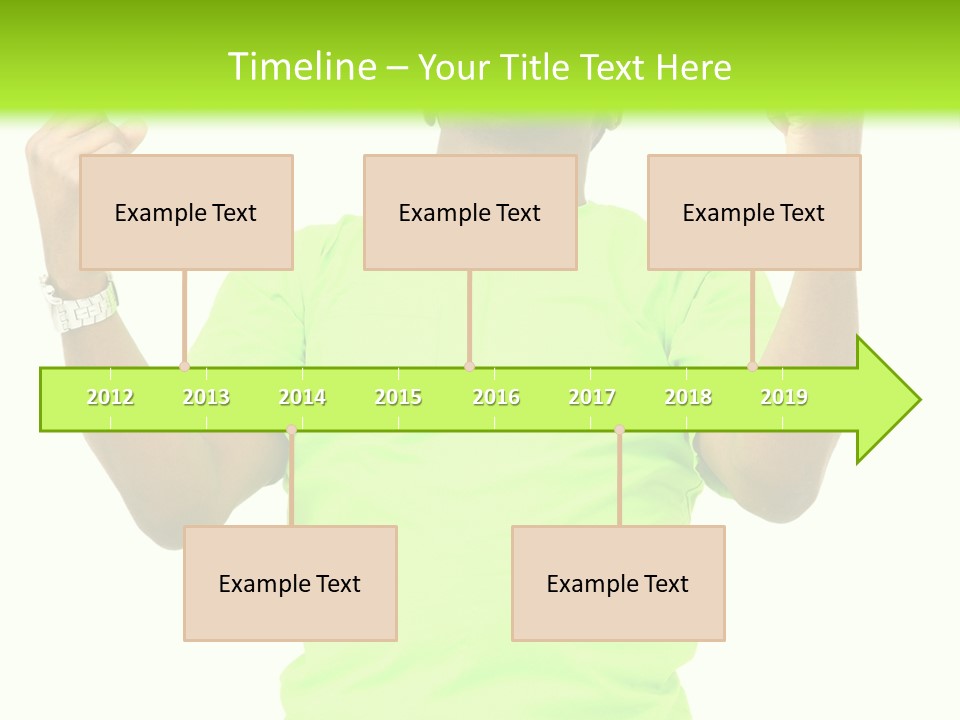 Success Achieved Men PowerPoint Template
