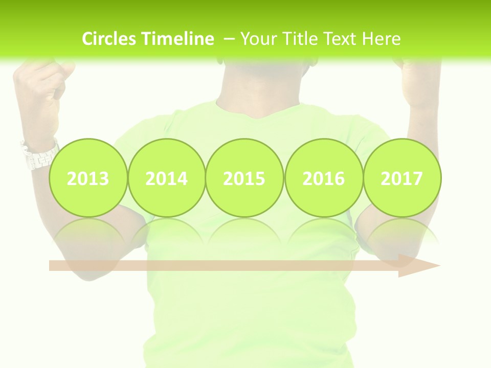 Success Achieved Men PowerPoint Template