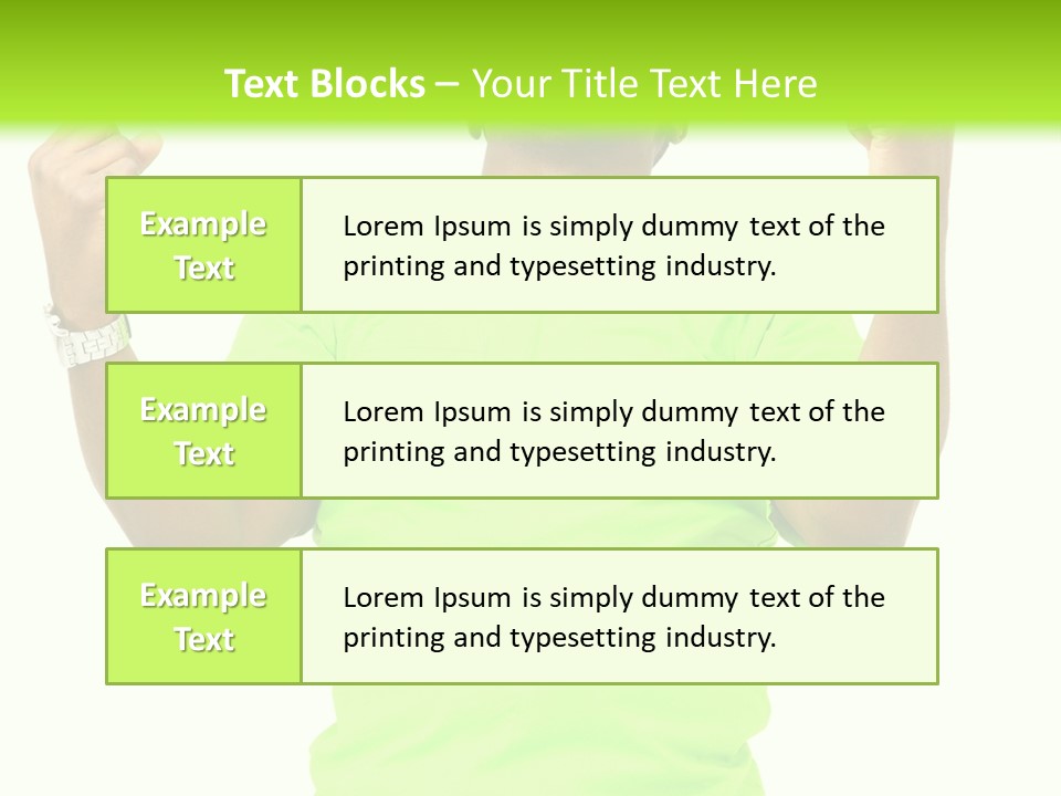 Success Achieved Men PowerPoint Template