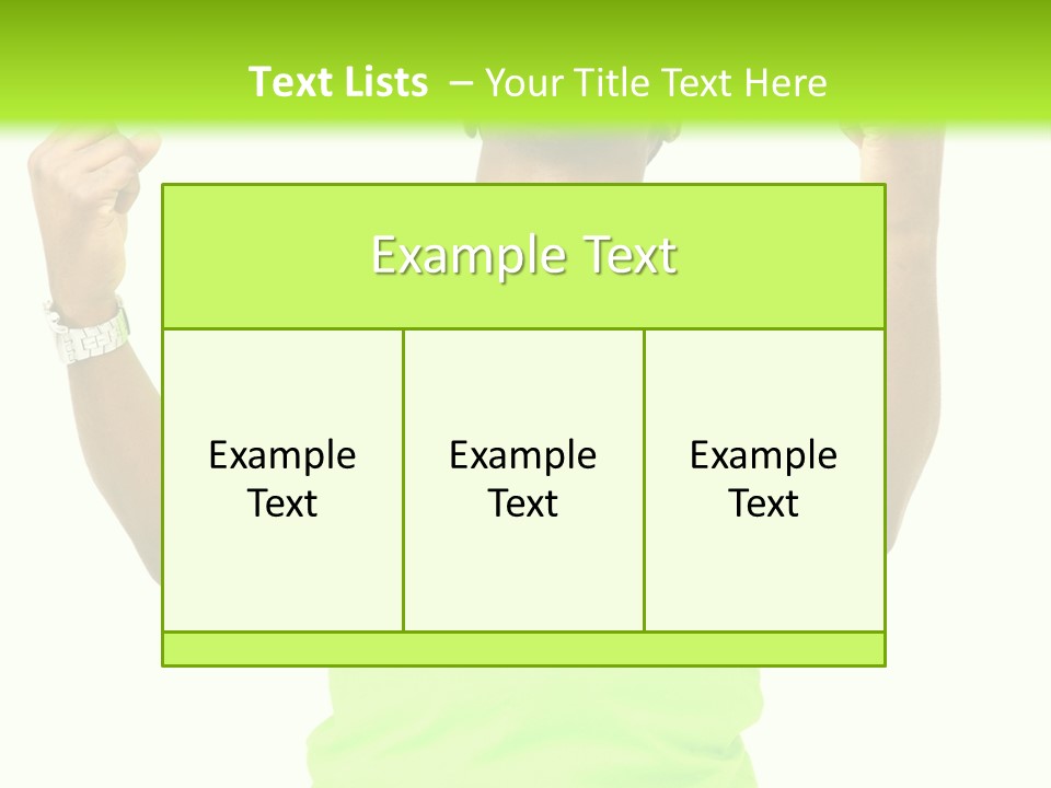 Success Achieved Men PowerPoint Template