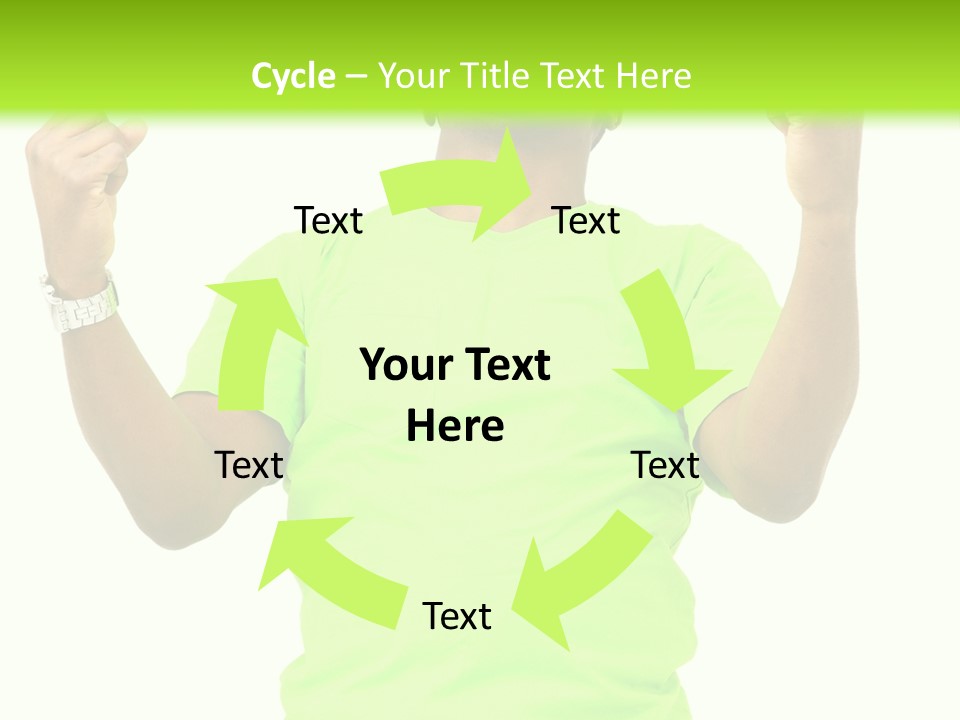 Success Achieved Men PowerPoint Template