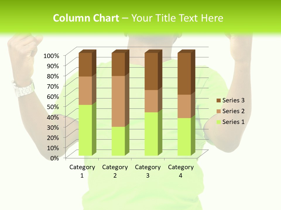 Success Achieved Men PowerPoint Template