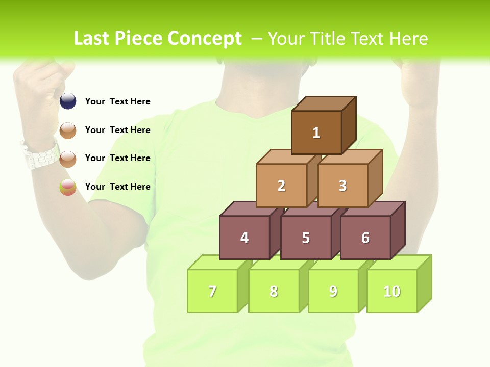 Success Achieved Men PowerPoint Template