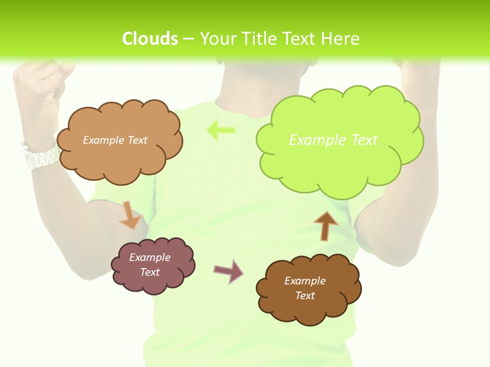 Success Achieved Men PowerPoint Template