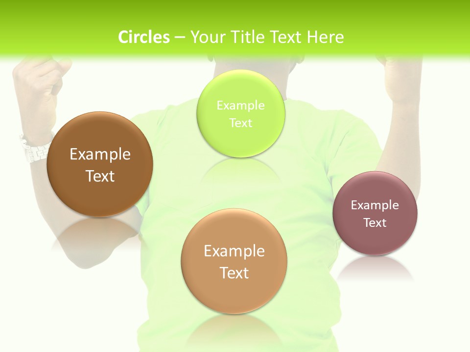 Success Achieved Men PowerPoint Template