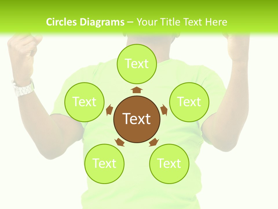 Success Achieved Men PowerPoint Template