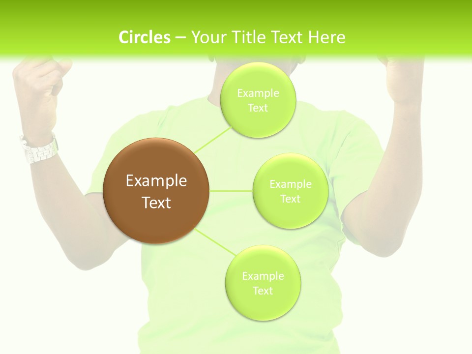 Success Achieved Men PowerPoint Template