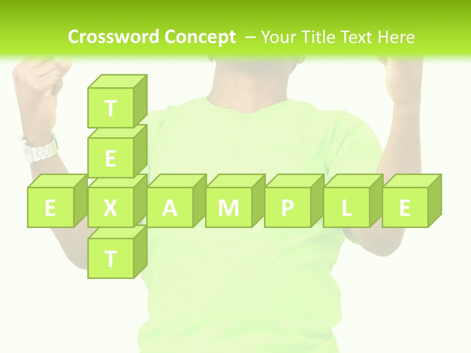 Success Achieved Men PowerPoint Template