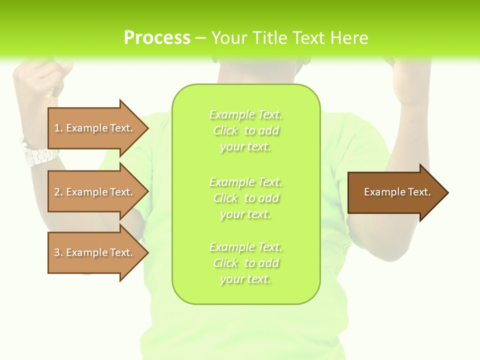 Success Achieved Men PowerPoint Template