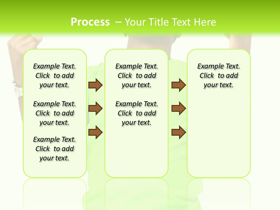 Success Achieved Men PowerPoint Template
