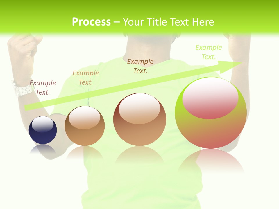 Success Achieved Men PowerPoint Template