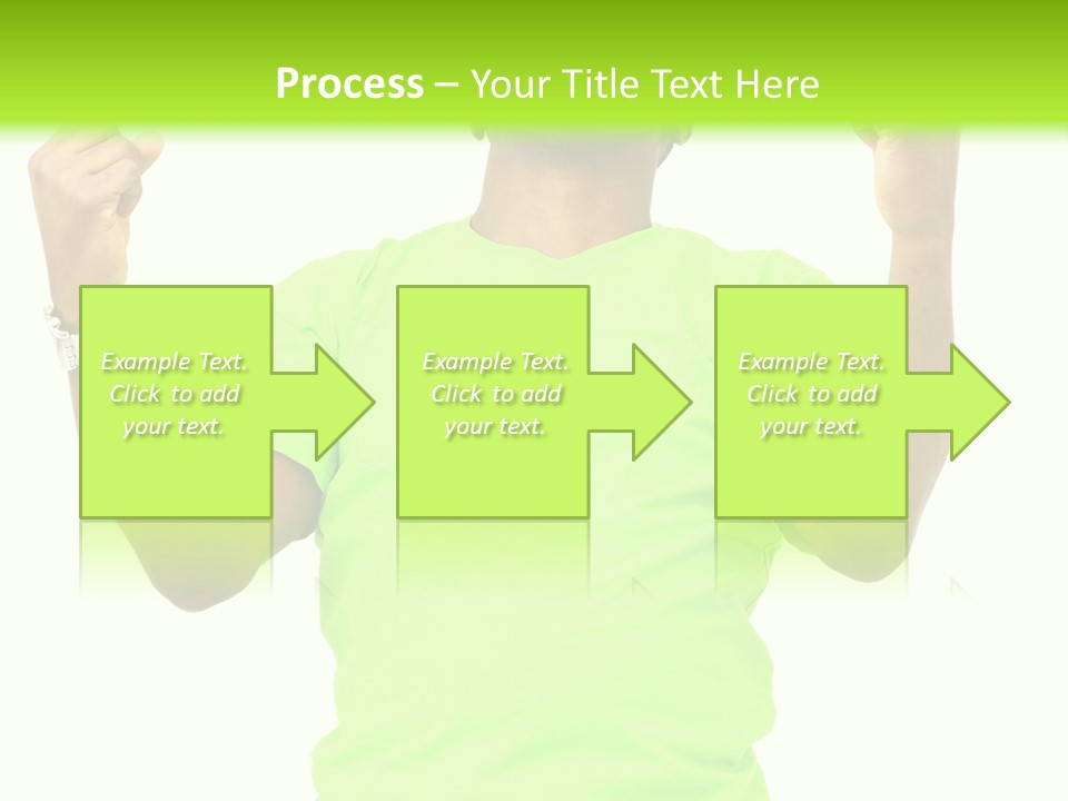 Success Achieved Men PowerPoint Template