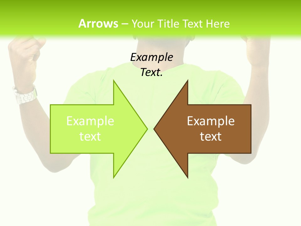 Success Achieved Men PowerPoint Template