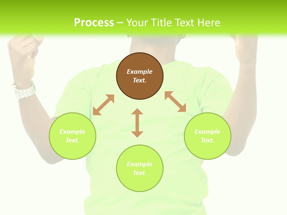 Success Achieved Men PowerPoint Template