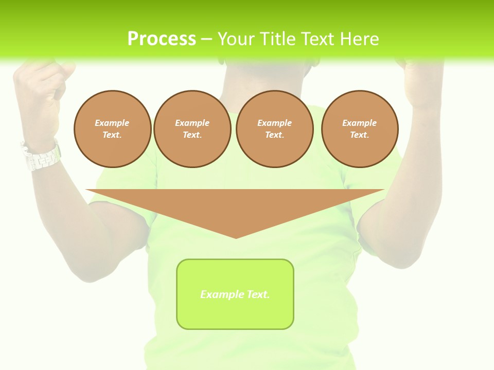 Success Achieved Men PowerPoint Template