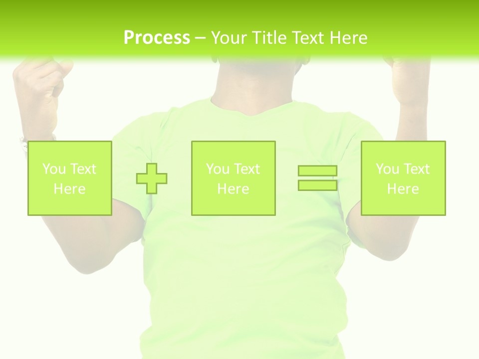 Success Achieved Men PowerPoint Template