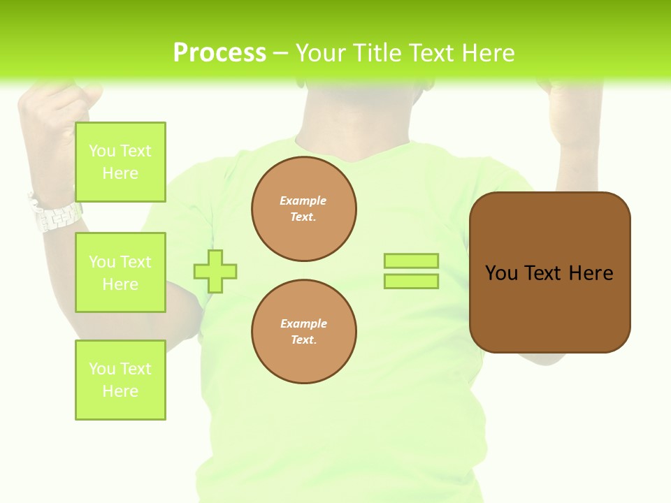 Success Achieved Men PowerPoint Template