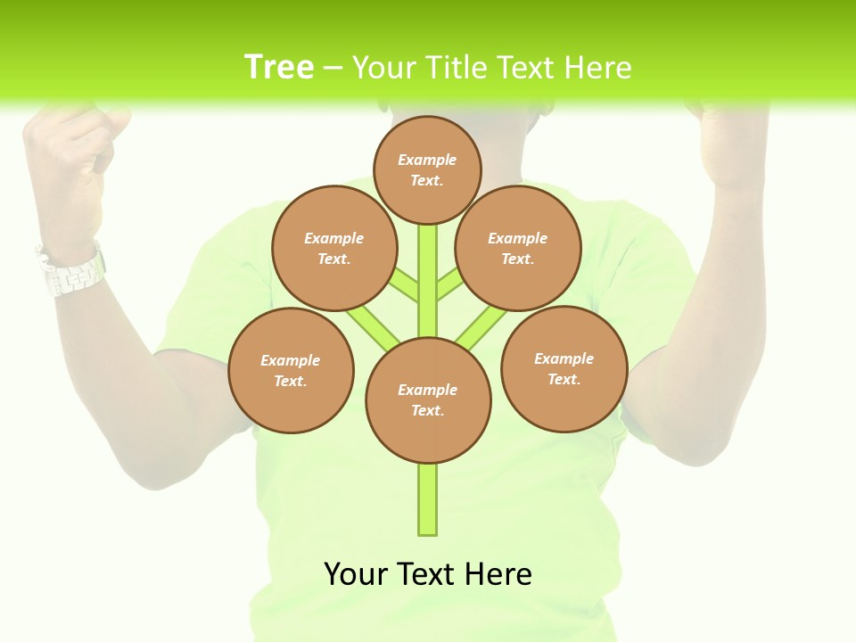 Success Achieved Men PowerPoint Template